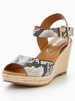 Miss Kg Paisley Two Part Wedge Sandal